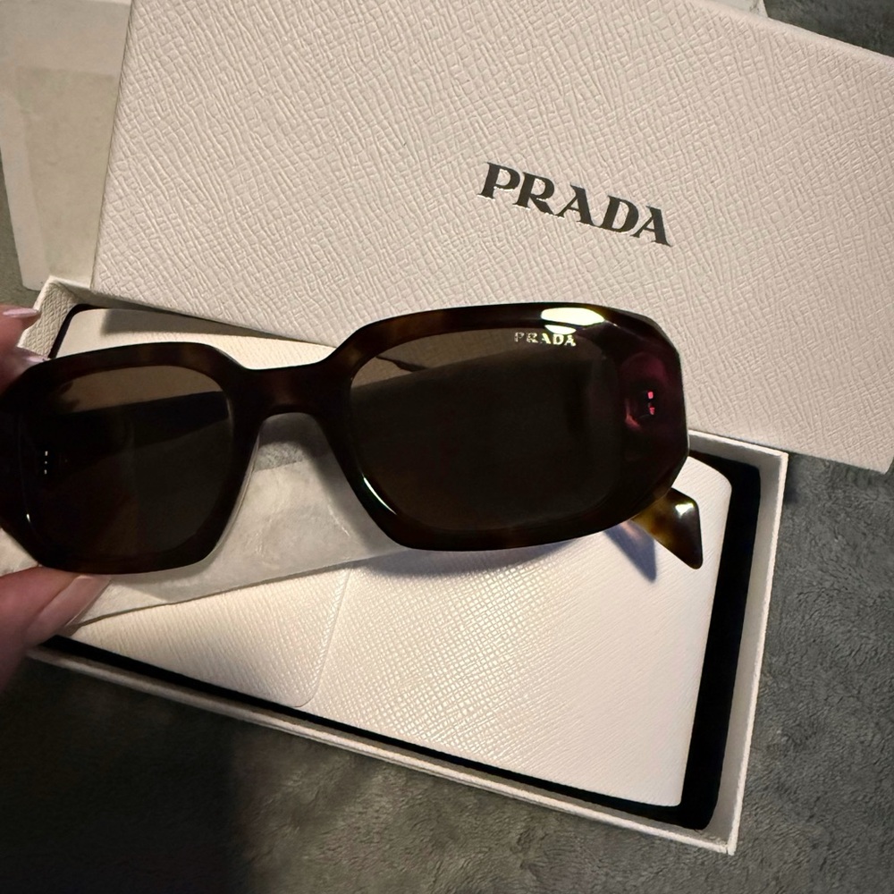 Prada Tortoise Shell Sunglasses PR 17ws